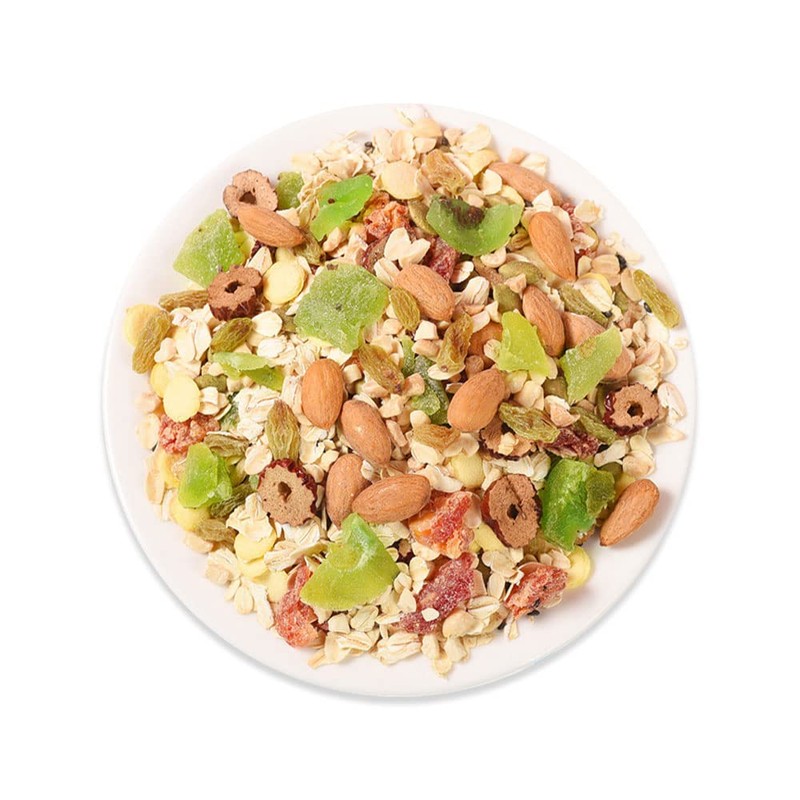 Mixed Nut Oatmeal 500g/bag 17.63oz/bag Breakfast Dietary Fiber 混合坚果燕麦片