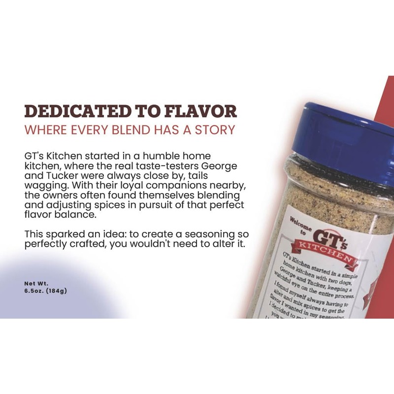 GT’s Kitchen All-Purpose Seasoning Blend – Savory Meat & Vegetable