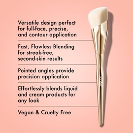 ICONIC LONDON Complexion Brush | Flawless Finish, Seamless Blending For Liquid and Cream Products