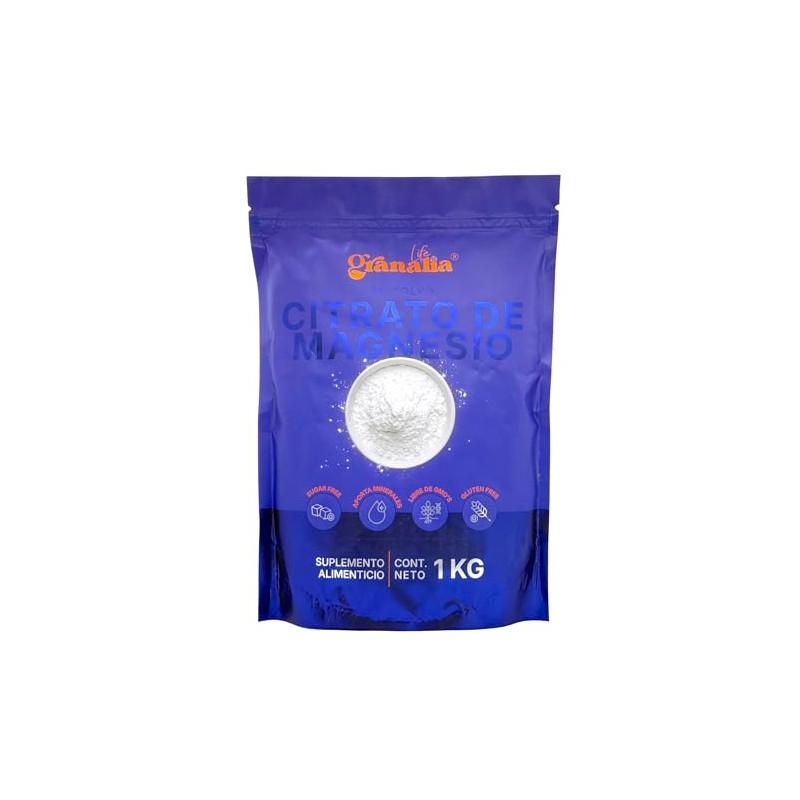 Life Citrato de Magnesio Puro 1 kg + Citrato de