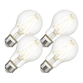 zeyu 4-Pack A19 LED Dimmable Light Bulbs, 9W E26 LED Bulb Base 100W Equivalent, 950LM High Brightness, 2700K Warm White, A19-LED-9W