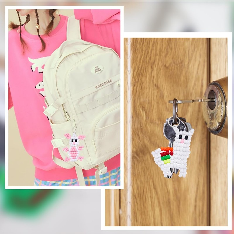 SUNNYCLUE 1 Box DIY 8 Sets Bead Pets Bead Animals