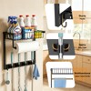 Broom Holder Wall Mount, Broom and Mop Organizer Wall Hanging