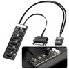 MTAKYA 9Pin USB 2.0 Header Splitter With SATA Power Cable