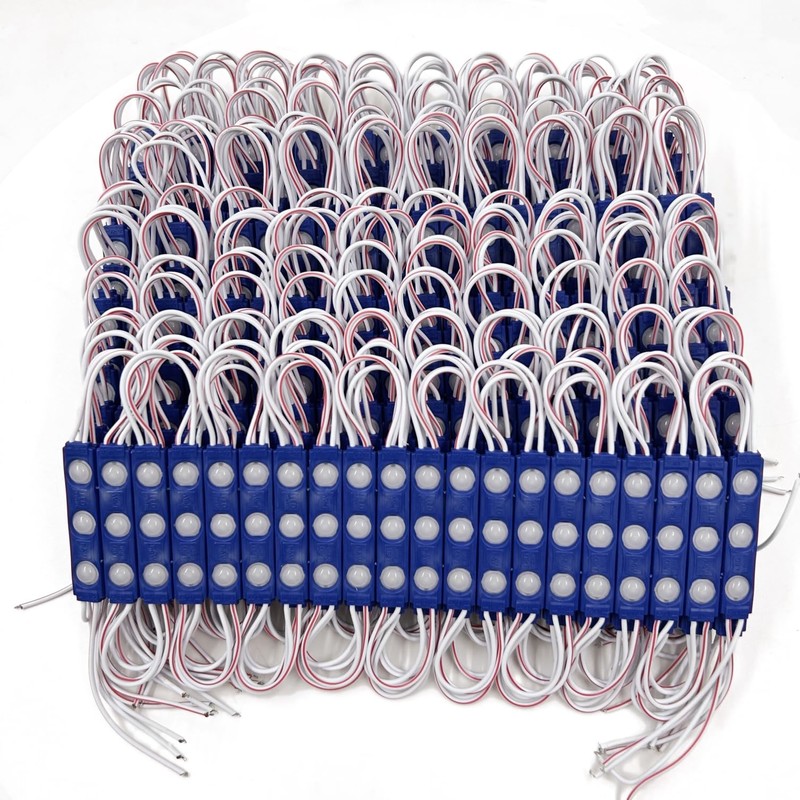 400 Pcs LED Module Blue Light 1.5W Storefront Decoration Lights