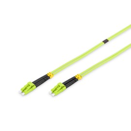 Assmann Electronic dk-2533-05-5 5 m LC LC Fibre Optic Cable – LC FIBER OPTIC CABLE (5 m, LC, OM2, Green, Male/Male, Green)