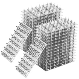 30 PCS Truss Mending Plates, 2 x 4 Inches Pronged Truss Plate, Galvanized Steel Plate with 8 mm Nail Teeth, Reinforced Metal Mounting Bracket Repair Flat Plate, Roofing Wood Connector