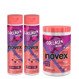 NOVEX Shampoo 10.1oz + Conditioner 10.1oz + Mask 35oz Set