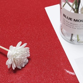 Toduso Red Contact Paper for Countertops Self-Adhesive Cabinet Contact Paper Removable Peel and Stick Wallpaper Waterproof Easy to Clean Vinyl Roll Decorative Kitchen Table Closet 15.8''x78.7''