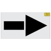 60" Lowes Straight Arrow Stencil - 1/8" (.125") PRO-Grade LDPE