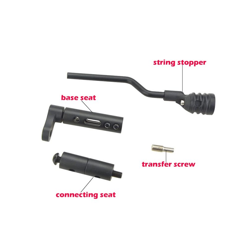 Zshjgjr String Stop Bracket Decelerator Rod String Vibration Balance Bowstring
