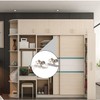 Tckenan Sliding Door Wheel, 4 Pack Stainless Steel & Plastic,