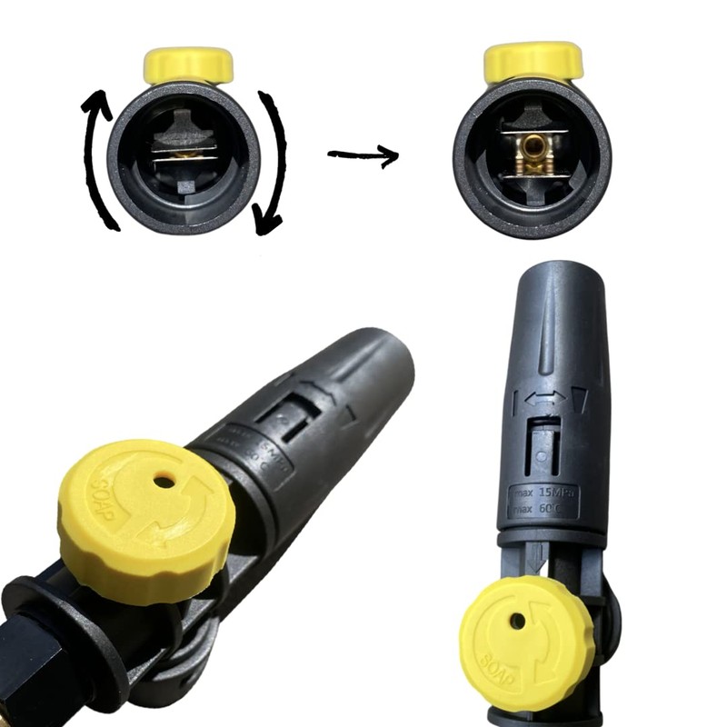 M&M Smartek Foam Cannon Adjustable Foam Lance Foam Nozzle Pressure