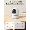 ANBIUX 2.4GHz WiFi 2K Camara de Seguridad Interior