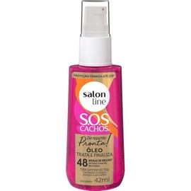 Salon Line - Linha SOS Cachos (De Repente Pronta) - Oleo Trata e Finaliza 42 Ml - (SOS Curls (Suddenly Ready) - Treats and Finishes Oil 1.42 Fl oz)