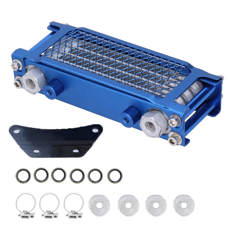 Engine Oil Cooler Kit Cooling Radiator Universal for Motorcycle Dirt