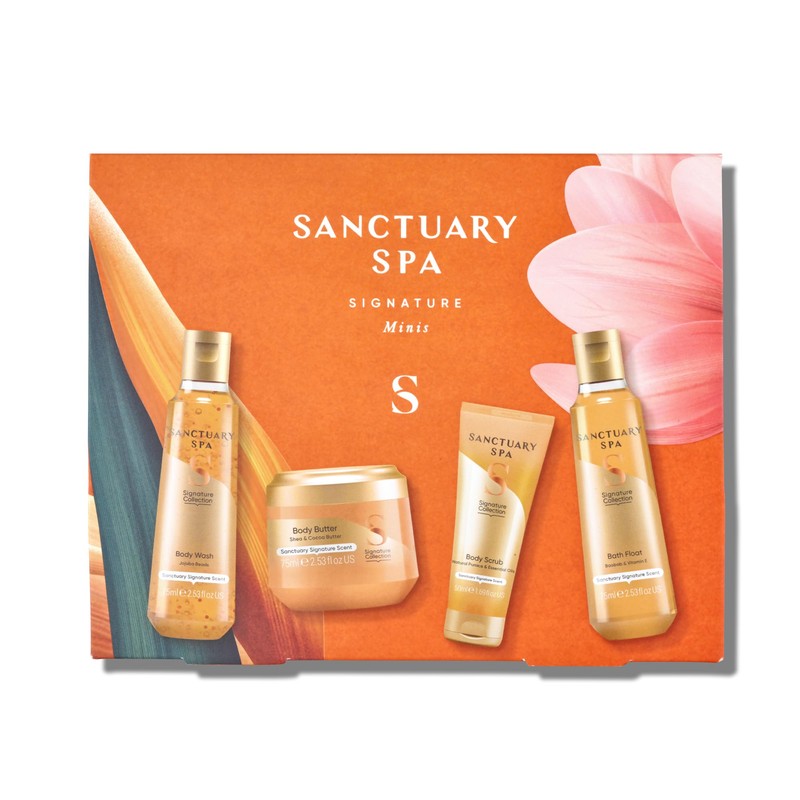 Sanctuary Spa Signature Minis Gift Set, Vegan, Gift For Women,