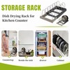SHUTKMVCW Lid organizers inside cabinet adjustable, Kitchen Pot lid organizer