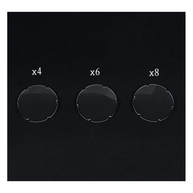 Cuoyuqie 1 pcs 4X 6X 8X Archery Sight Lens Compound