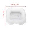 Cómodo lavabo inflable para champú, lavabo inflable de PVC para