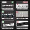 Maxzwell Wall Mount Coat Rack with 5 Chrome Hooks –