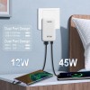 Ruifei 65W Flat USB C Wall Charger2 Ports USB C