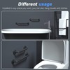 2 Pack 16 Inch Anti-Slip Shower Grab Bars w/Rubber Grip,