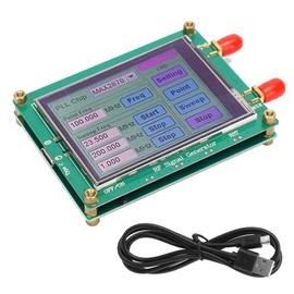 RF Signal Generator Module Full Touch Screen Low Noise Frequency RF Signal Generator Development Board MAX2870 23.5-6000M