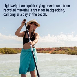 Sea to Summit Drylite Towel, Lightweight Camping and Travel Towel, X-Large (30 x 60 inches), Sage Green