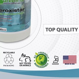 GreenFist Peroxide Cleaner Concentrated 1 Gallon + Ready to Use 12 X 1 Quart
