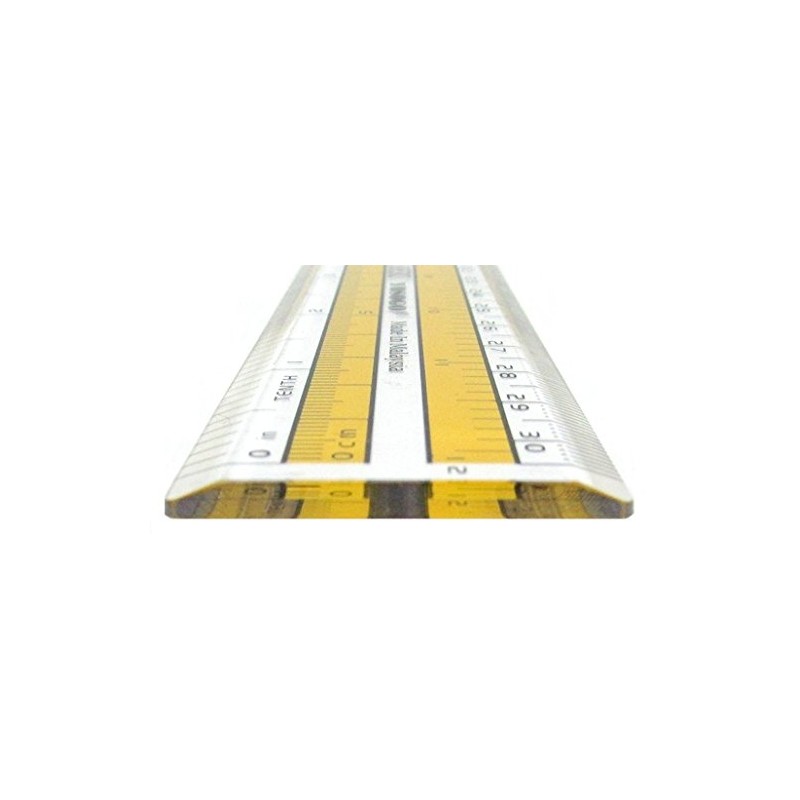 30 cm / 12 inch Premium Quality Transparent Plastic Ruler