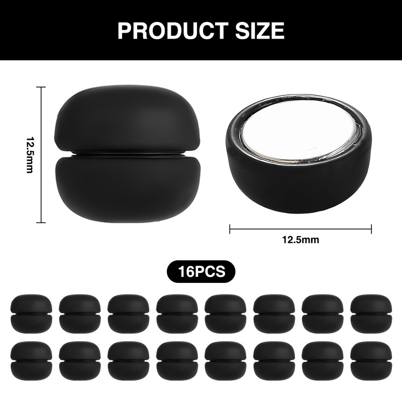 Asheyya 16 Pcs Hijab Magnets Extra Strong, Multi Purpose Hijab