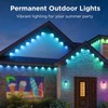 Llamau 50FT Permanent Outdoor Lights - IP65 Waterproof RGB Eaves