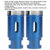 2pcs Marble Hole Openers 32mm Sharpened Sturdy Blue Drilling Hole