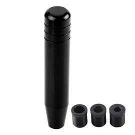 Gear Stick + Gear Shift Knob Handle Shifter Lever 18cm Aluminum Alloy Car Manual for Universal (Black)