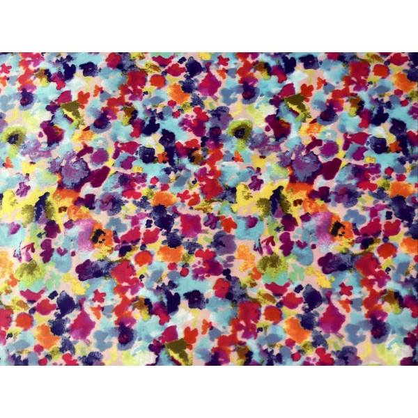 Jo-Ann Galleria Sunny & Bright Fabric Multi Floral Craft,,Cloth, Fabric