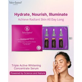 Bio-Lano Triple Active Whitening Concentrate Serum 10mL x 3 Ampoules