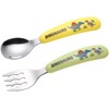 Skater SFBS1-A Spoon Fork Set, Children, Stainless Steel, Baby Food,