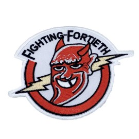 40th Fighter-Interceptor Squadron Patch – Plastic Backing