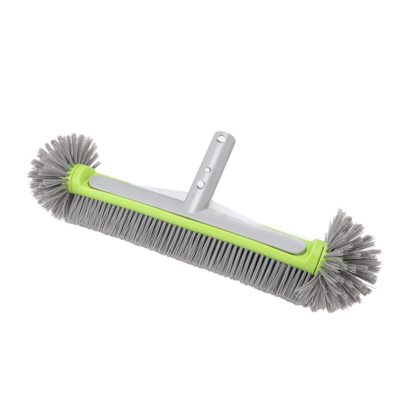 Pool Cleaning Brush Head Plastic Nylon Bristles Prevent Scratch Swimming
