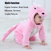 whorse Pijama Unisex para bebé, diseño de Animales, Pink Dinosaur,