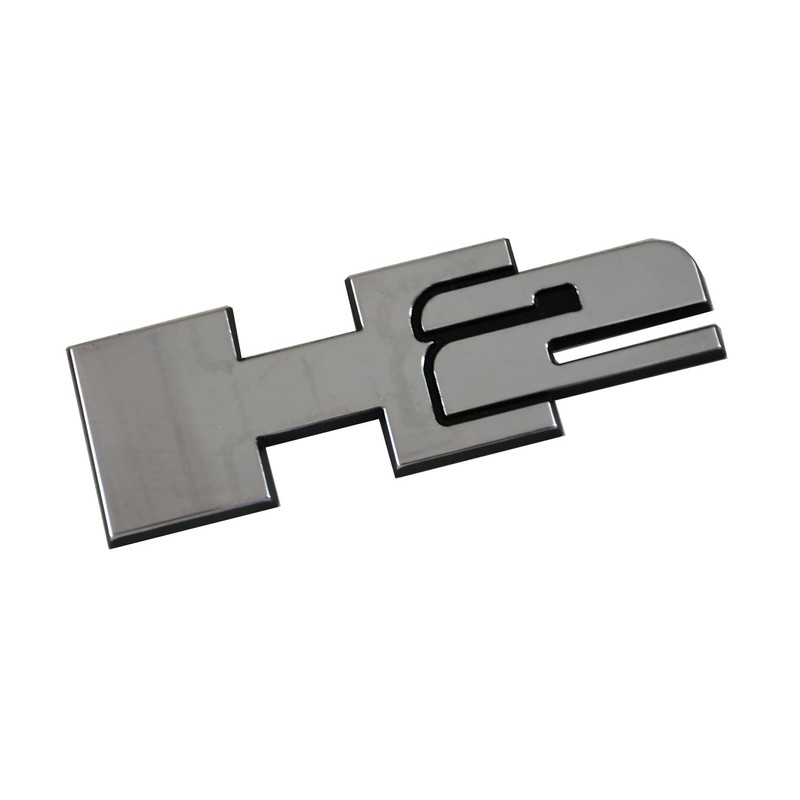 1pc H2 Rear Liftgate Door Nameplate 3D Badge Emblems Replacement