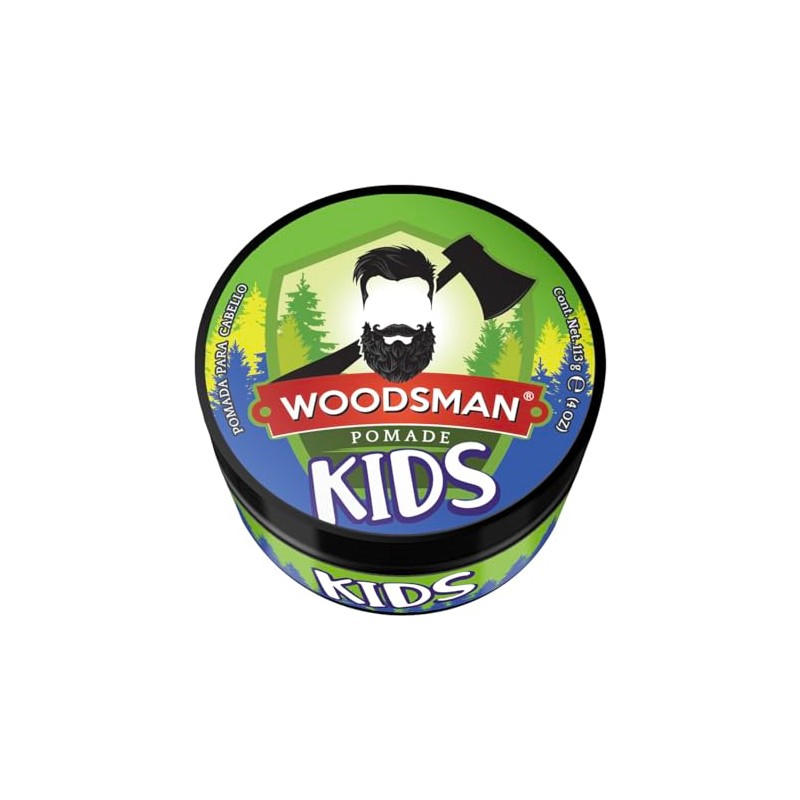 Woodsman - Pomada para Cabello para Niños Aroma Chicle 113g