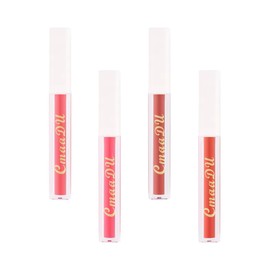 UNIVERSOENLNEA.C0M  Set de 4 Labiales Mate y Gloss de Larga Duracin, Alta Pigmentacin, No Transferible, Hidratante, Acabado Profesional Antiadherente 