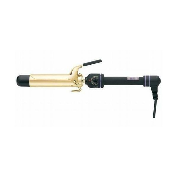 Hot Tools Professional Hair Curling Iron 1-1/4" 1110 Spring Gold Salon HT1110