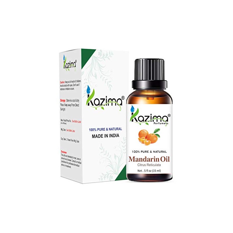 KAZIMA Mandarin Essential Oil - 100% Pure Natural & Undiluted