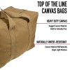 Rothco Canvas Parachute Duffle Cargo Bag Tactical Heavy Duty Cotton