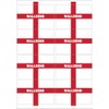 Wallsend England Flag Rectangular Matt Paper Stickers A4 Sheet of
