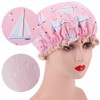 Tbestmax Gorros Ducha Mujer Niña Reutilizables Impermeables Doble Capa Estampado