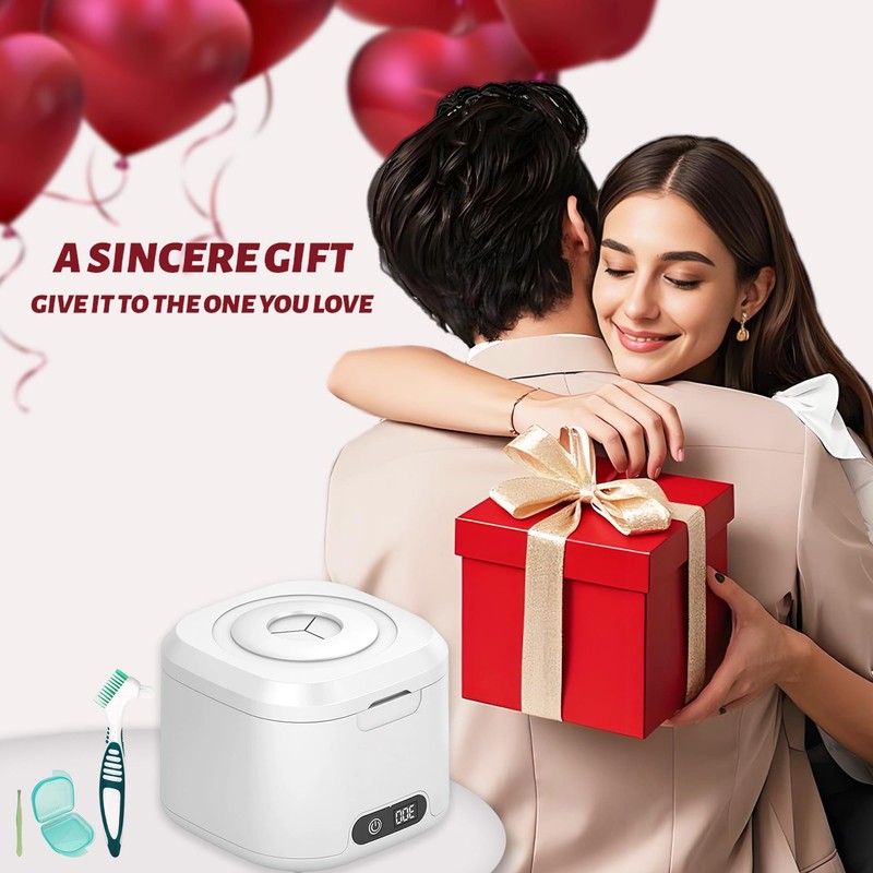 Doeean Ultrasonic Retainer Cleaner Machine Retainer Cleaner For Dentures 6